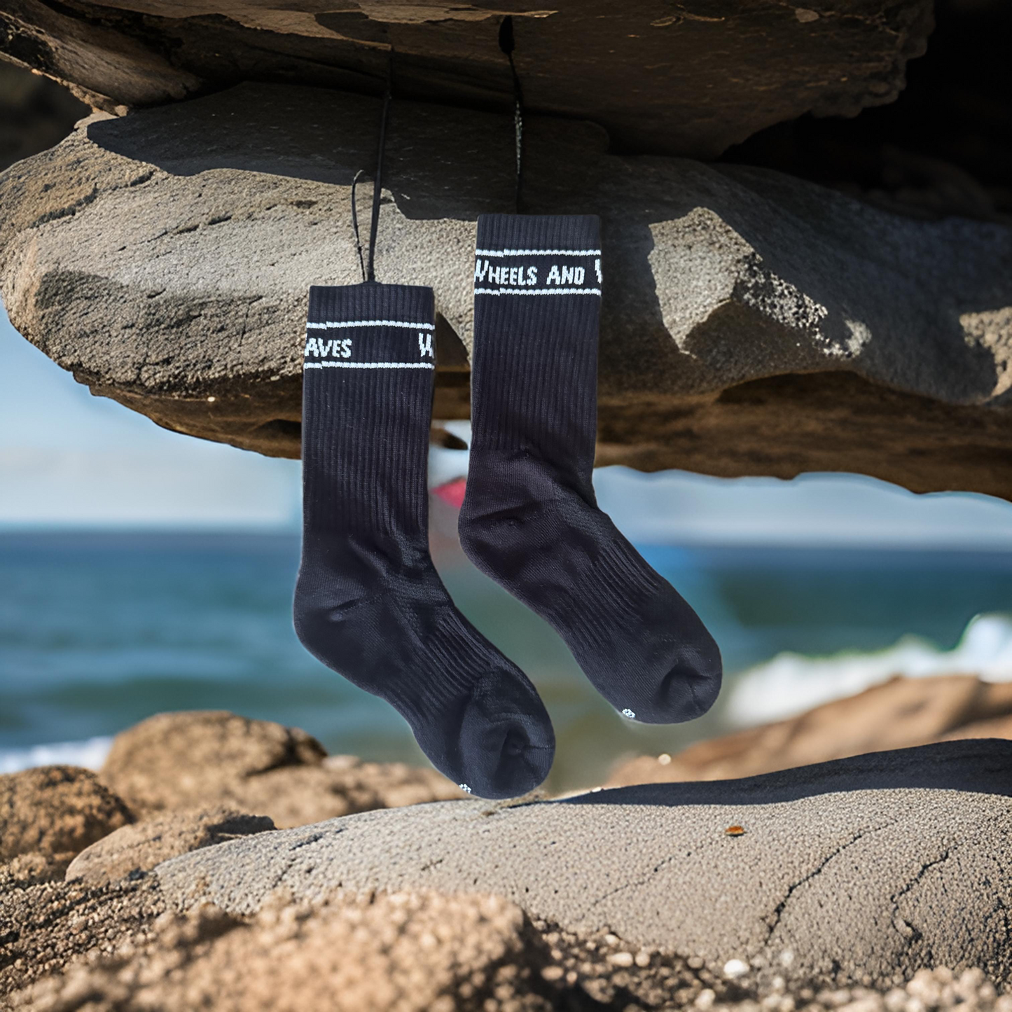 Wheels and Waves - Classic Socks